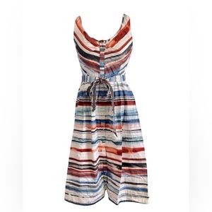 Anthropologie Moulinette Souers afterlife button up shirt dress size 10